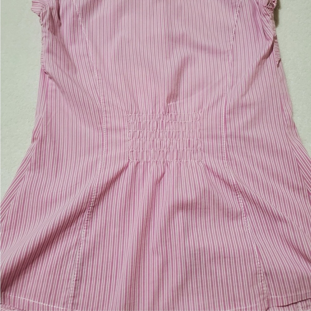 Pink Sleeveless Ruffle Top - Picture 7 of 9